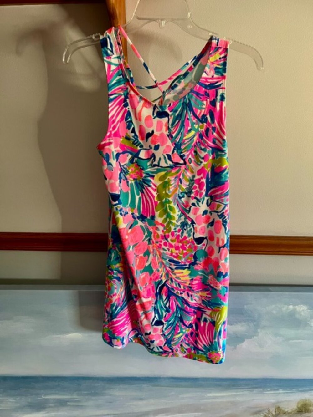 Lilly Pulitzer HTF "rare" Kristen swing dress Gumbo Limbo size small